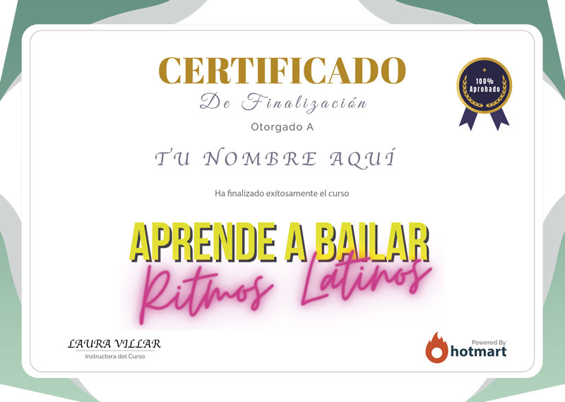 Certificado de finalización