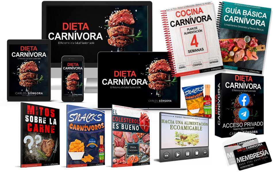 Curso Dieta Carnívora con bonos