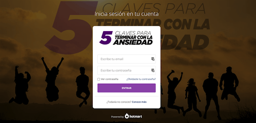 Área de miembros del curso